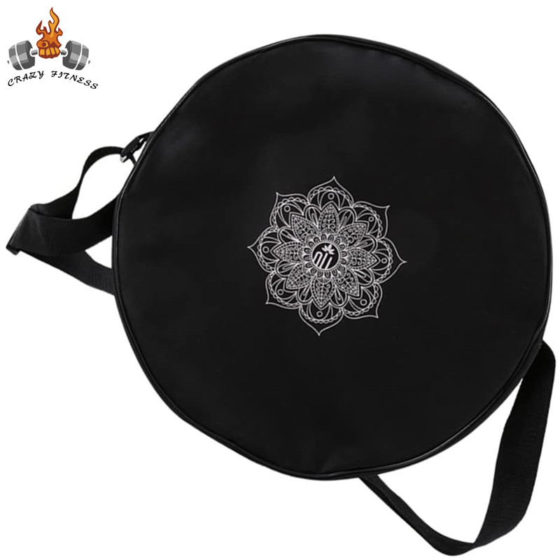 Pilates Yoga Circle - Yoga Wheel Bag Nylon Black Mandala