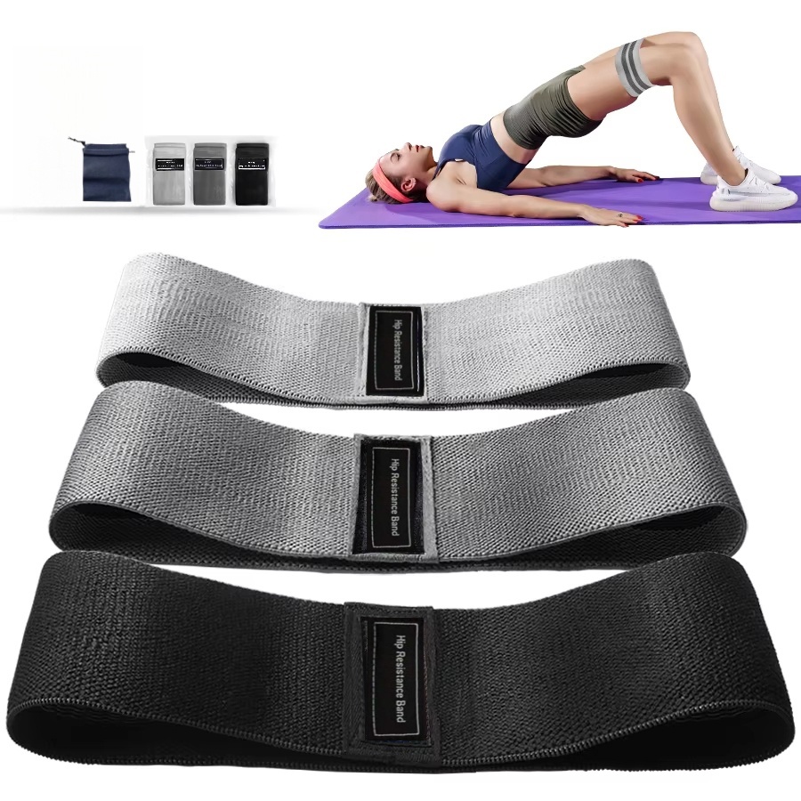 Pilates Yoga Circle - Basic Fabric Resistance Hip Booty Bands