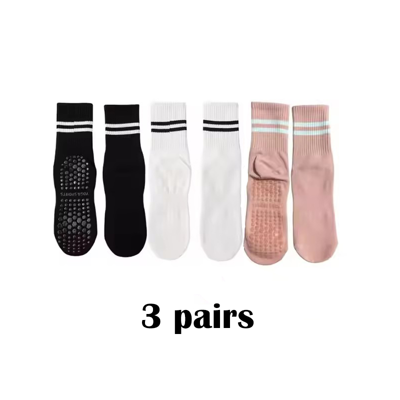 Pilates Yoga Barı - 3-Pair Female Pilates Indoor Anti Slip