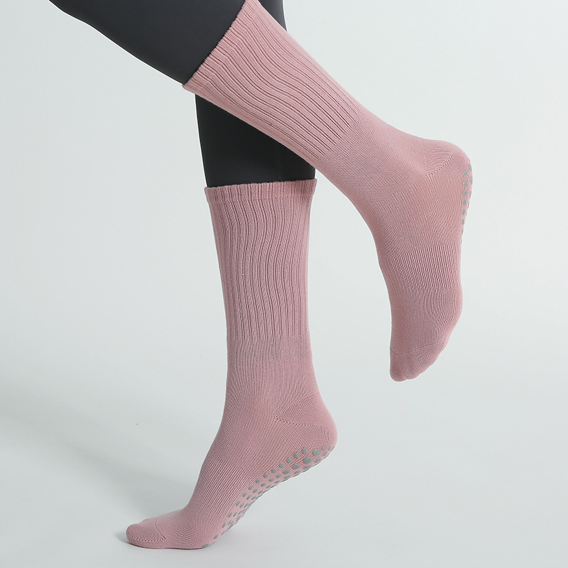 Pilates Yoga Hose - Mid-tube Yoga Pilates Socks with Grips