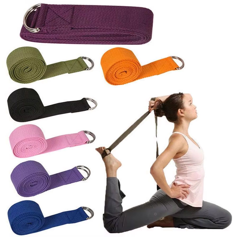 Pilates Yoga Circle - 180cm Sport Yoga Strap Durable Cotton