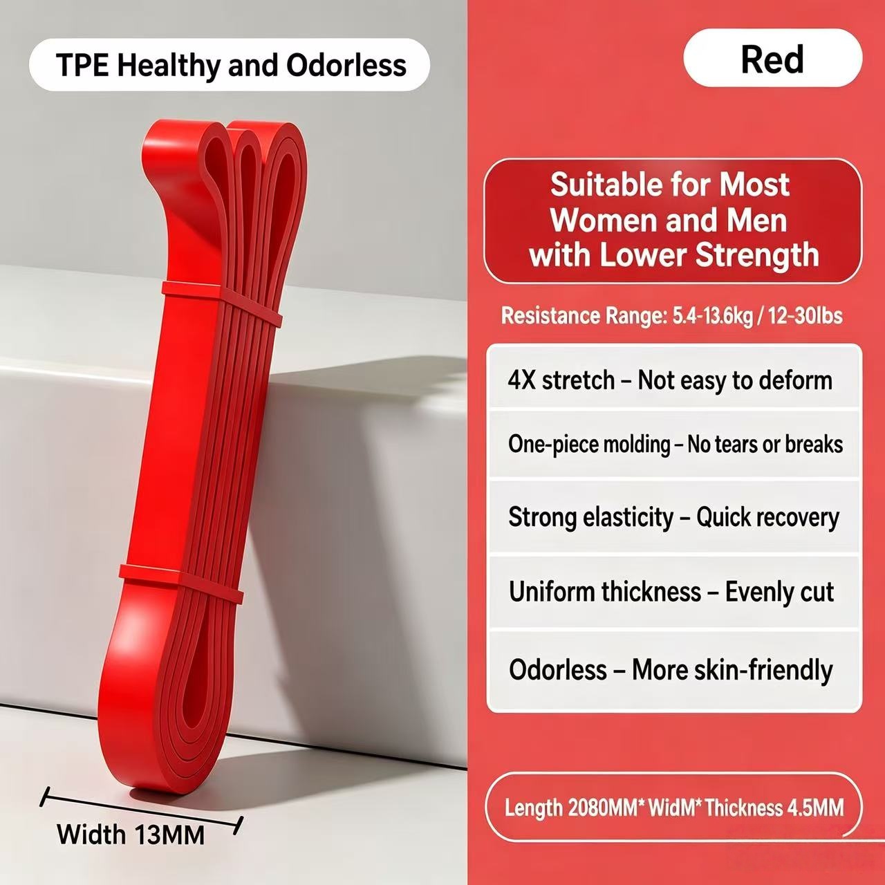 TPE Resistance Bands 6 Levels  - огляд і ціна Difference Pilates And Yoga