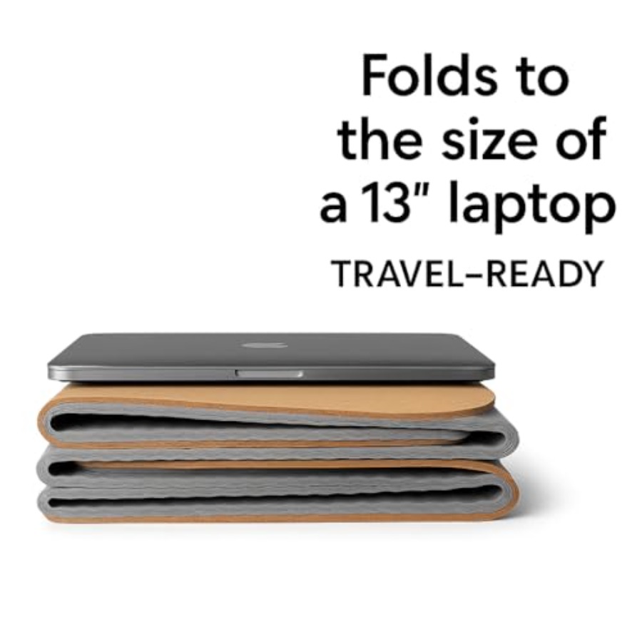 Travel yoga mat: cork, natural - огляд і ціна Pilates Yoga Go