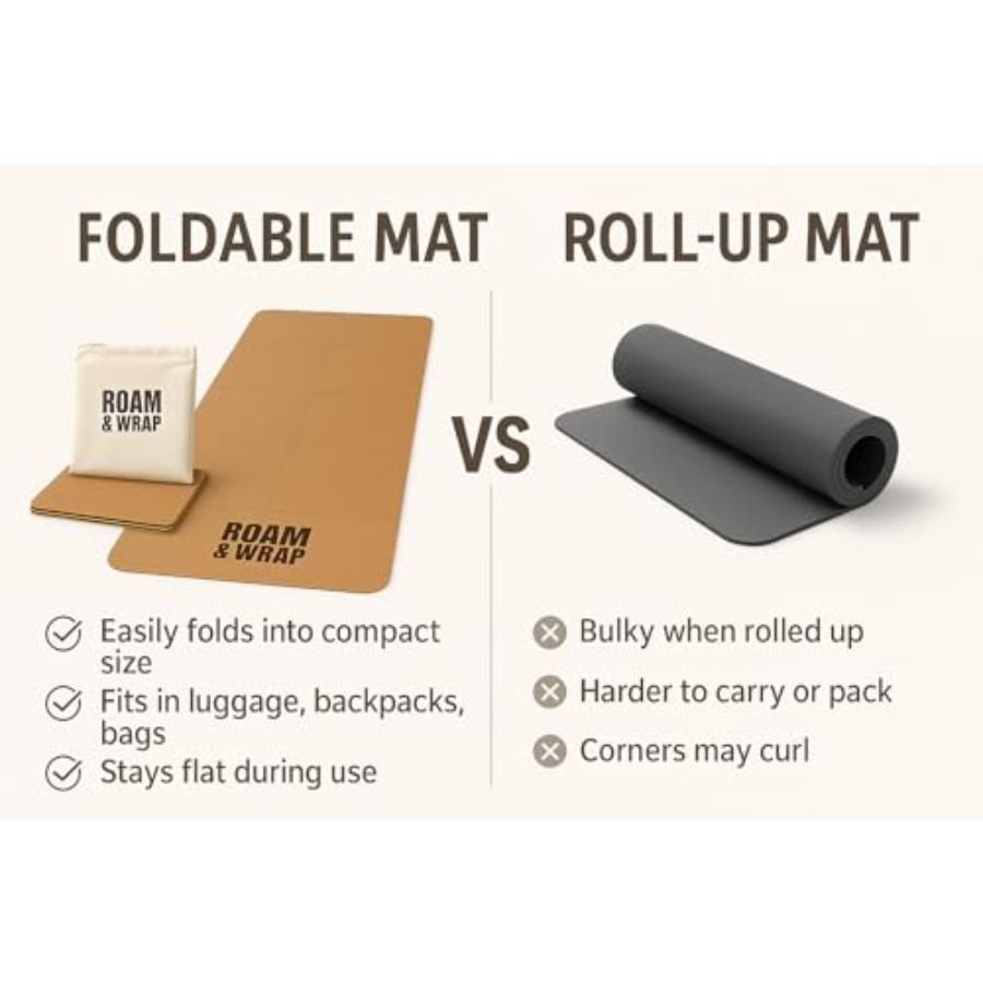 Travel yoga mat: cork, natural - огляд і ціна Pilates Yoga Go