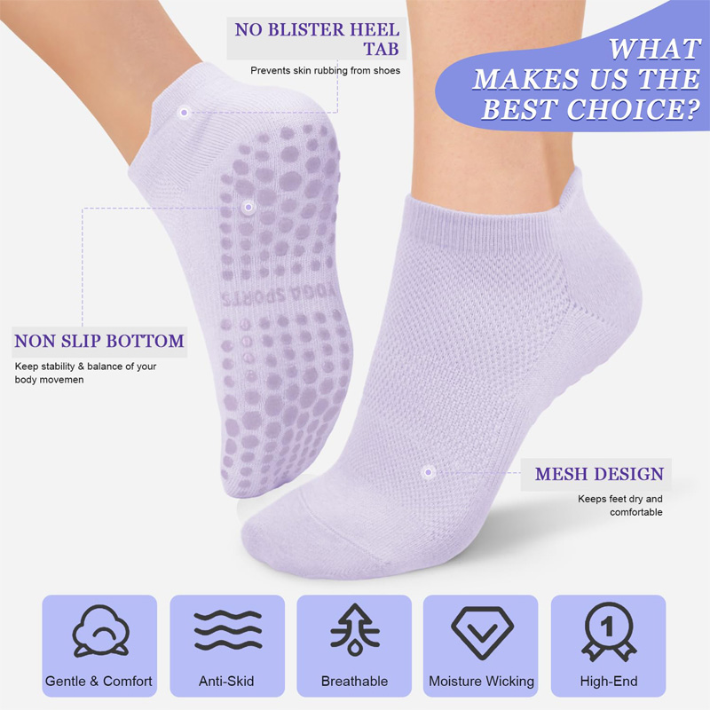 3 Pairs Yoga Socks for Women B - огляд і ціна Pilates Yoga Hose