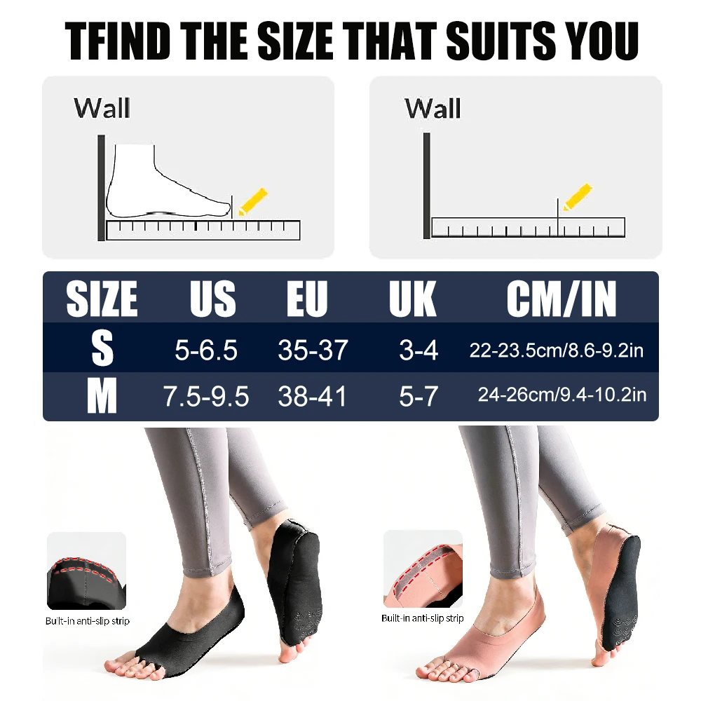1Pair Toeless Yoga Socks for W - огляд і ціна Pilates Yoga Home