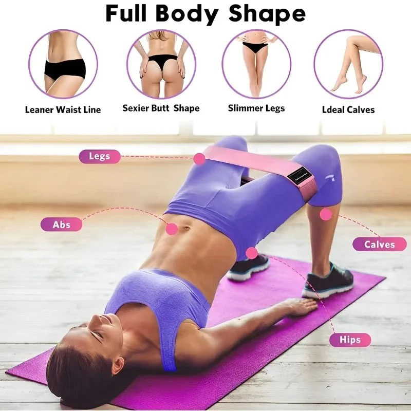 3Pcs Fabric Resistance Hip Boo - огляд і ціна Pilates Yoga Circle
