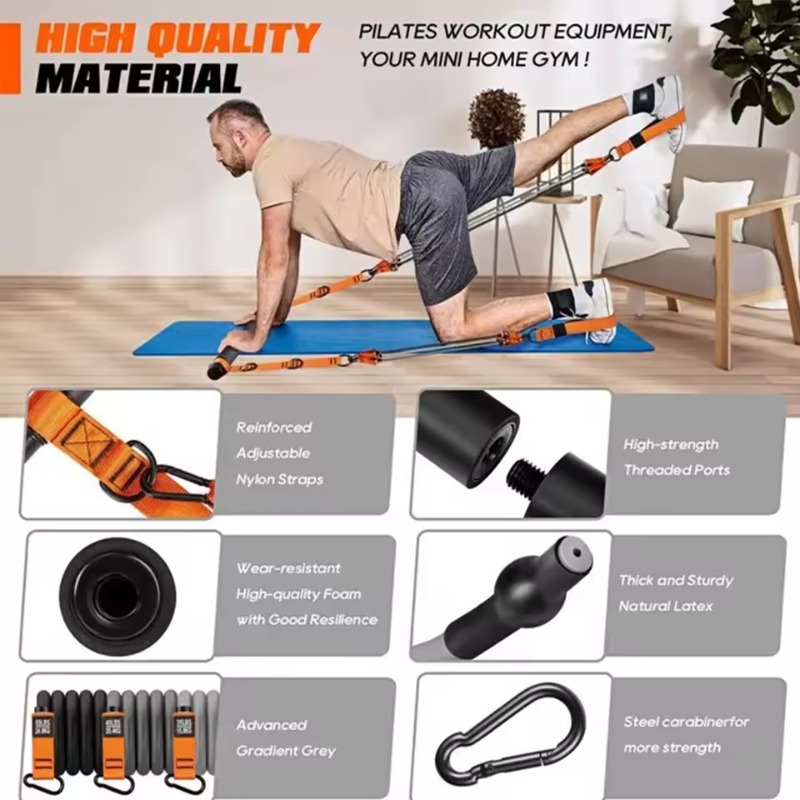 Pilates Bar Kit W/ Resistance  - огляд і ціна Pilates Yoga Barı