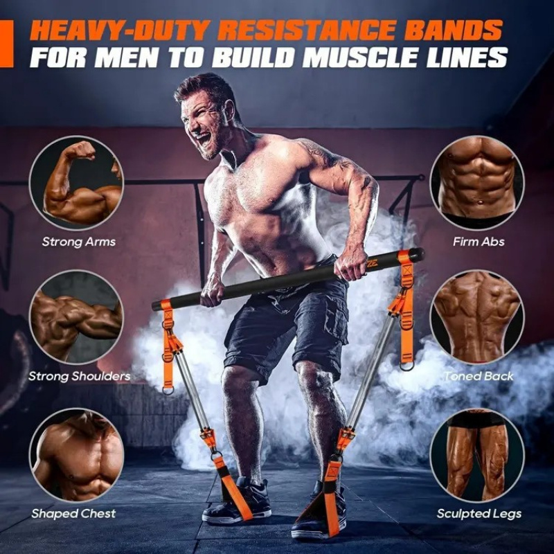 Pilates Bar Kit W/ Resistance  - огляд і ціна Pilates Yoga Barı