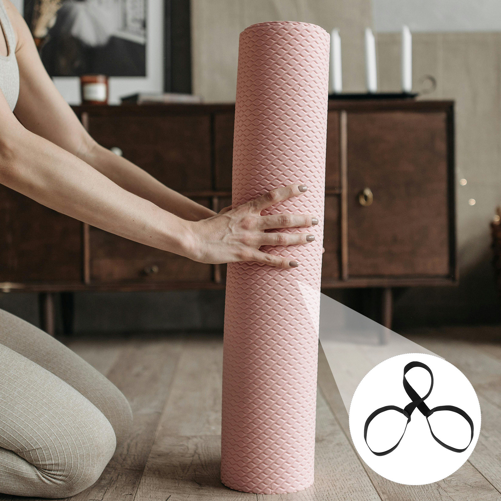 4Pcs Yoga Strap Compact Lightw - огляд і ціна Pilates Yoga Go